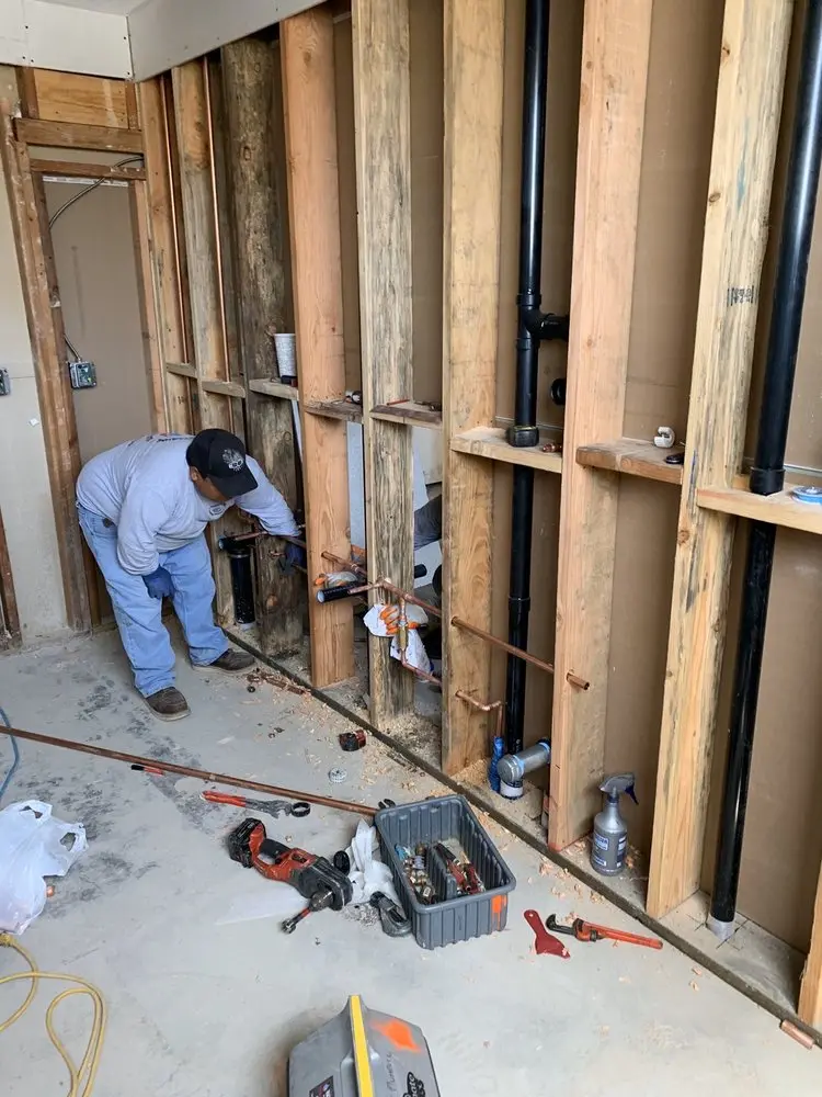 Commercial rough-in plumbing for Gas Line Repair in Glenarden